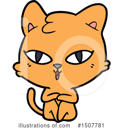 Royalty-Free (RF) Cat Clipart Illustration by lineartestpilot - Stock Sample #1507781