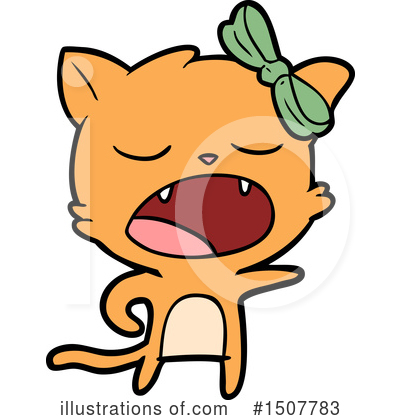 Royalty-Free (RF) Cat Clipart Illustration by lineartestpilot - Stock Sample #1507783