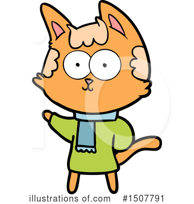 Royalty-Free (RF) Cat Clipart Illustration by lineartestpilot - Stock Sample #1507791