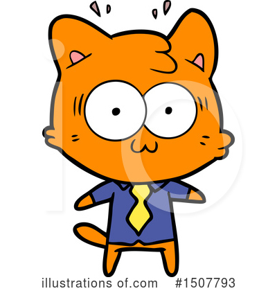 Royalty-Free (RF) Cat Clipart Illustration by lineartestpilot - Stock Sample #1507793