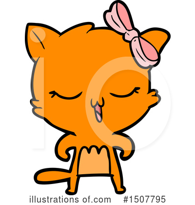 Royalty-Free (RF) Cat Clipart Illustration by lineartestpilot - Stock Sample #1507795