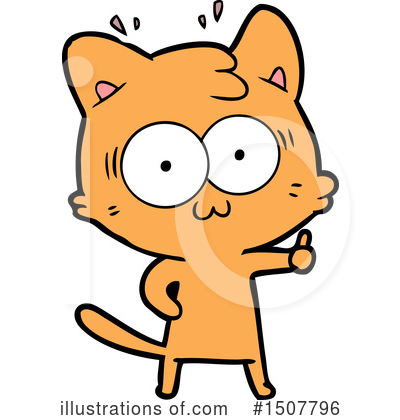 Royalty-Free (RF) Cat Clipart Illustration by lineartestpilot - Stock Sample #1507796