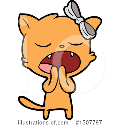 Royalty-Free (RF) Cat Clipart Illustration by lineartestpilot - Stock Sample #1507797