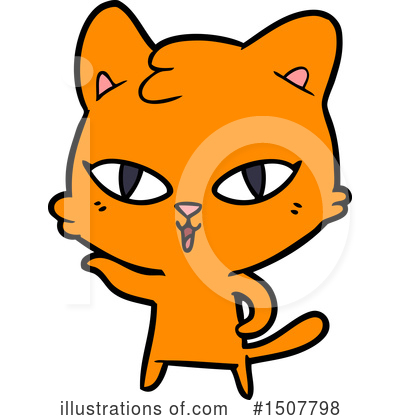 Royalty-Free (RF) Cat Clipart Illustration by lineartestpilot - Stock Sample #1507798