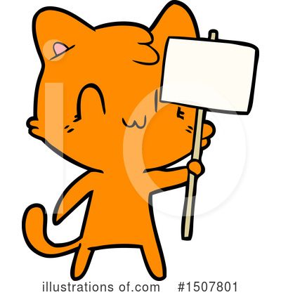Royalty-Free (RF) Cat Clipart Illustration by lineartestpilot - Stock Sample #1507801