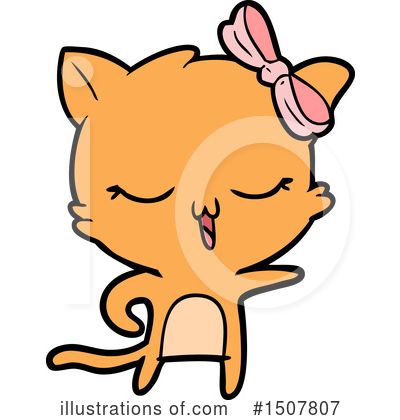 Royalty-Free (RF) Cat Clipart Illustration by lineartestpilot - Stock Sample #1507807