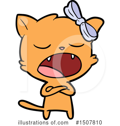 Royalty-Free (RF) Cat Clipart Illustration by lineartestpilot - Stock Sample #1507810