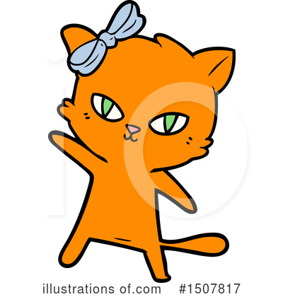 Royalty-Free (RF) Cat Clipart Illustration by lineartestpilot - Stock Sample #1507817