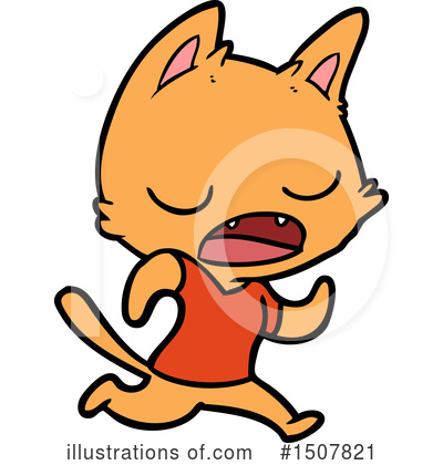 Royalty-Free (RF) Cat Clipart Illustration by lineartestpilot - Stock Sample #1507821