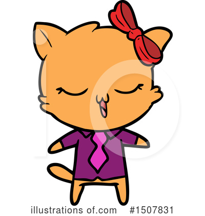 Royalty-Free (RF) Cat Clipart Illustration by lineartestpilot - Stock Sample #1507831