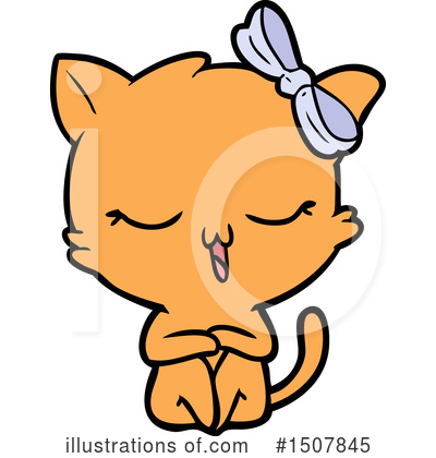 Royalty-Free (RF) Cat Clipart Illustration by lineartestpilot - Stock Sample #1507845