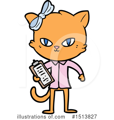 Royalty-Free (RF) Cat Clipart Illustration by lineartestpilot - Stock Sample #1513827