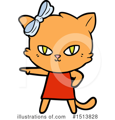 Royalty-Free (RF) Cat Clipart Illustration by lineartestpilot - Stock Sample #1513828