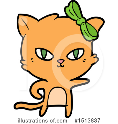 Royalty-Free (RF) Cat Clipart Illustration by lineartestpilot - Stock Sample #1513837