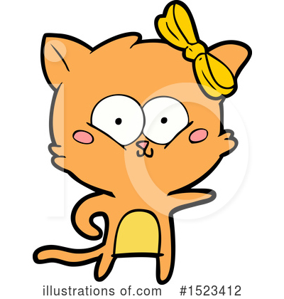 Royalty-Free (RF) Cat Clipart Illustration by lineartestpilot - Stock Sample #1523412