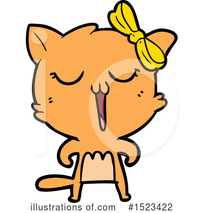 Royalty-Free (RF) Cat Clipart Illustration by lineartestpilot - Stock Sample #1523422