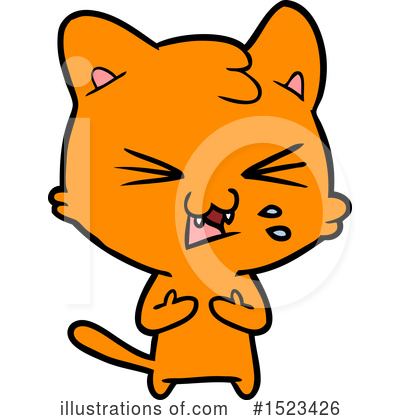 Royalty-Free (RF) Cat Clipart Illustration by lineartestpilot - Stock Sample #1523426