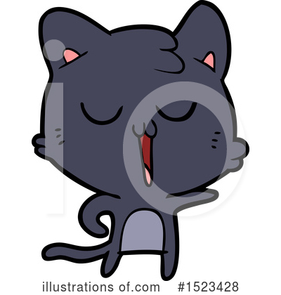 Royalty-Free (RF) Cat Clipart Illustration by lineartestpilot - Stock Sample #1523428