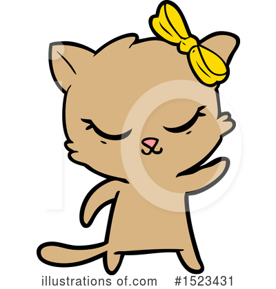 Royalty-Free (RF) Cat Clipart Illustration by lineartestpilot - Stock Sample #1523431