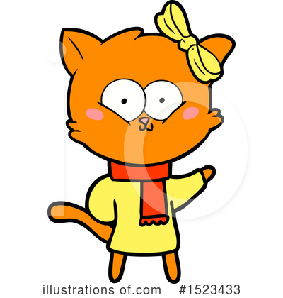 Royalty-Free (RF) Cat Clipart Illustration by lineartestpilot - Stock Sample #1523433