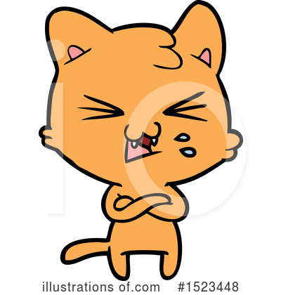 Royalty-Free (RF) Cat Clipart Illustration by lineartestpilot - Stock Sample #1523448
