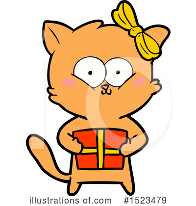 Royalty-Free (RF) Cat Clipart Illustration by lineartestpilot - Stock Sample #1523479