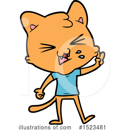 Royalty-Free (RF) Cat Clipart Illustration by lineartestpilot - Stock Sample #1523481
