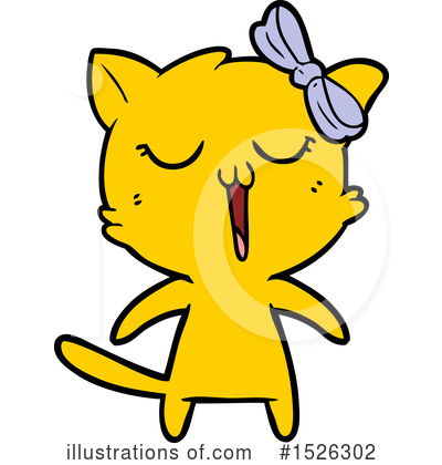 Royalty-Free (RF) Cat Clipart Illustration by lineartestpilot - Stock Sample #1526302
