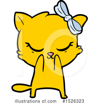 Royalty-Free (RF) Cat Clipart Illustration by lineartestpilot - Stock Sample #1526323