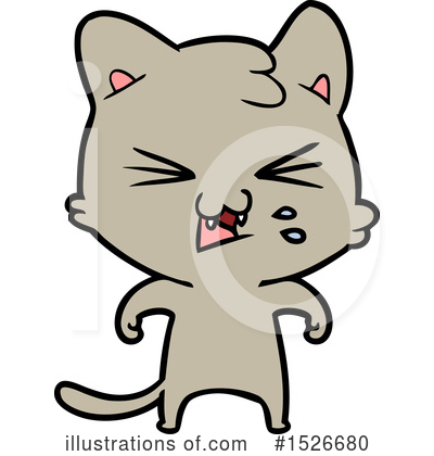 Royalty-Free (RF) Cat Clipart Illustration by lineartestpilot - Stock Sample #1526680