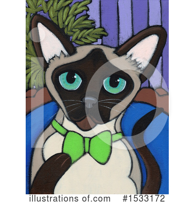 Royalty-Free (RF) Cat Clipart Illustration by Maria Bell - Stock Sample #1533172