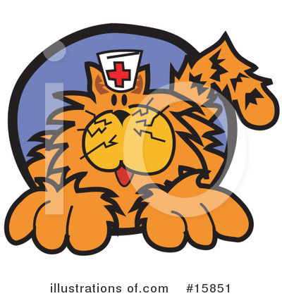 Royalty-Free (RF) Cat Clipart Illustration by Andy Nortnik - Stock Sample #15851
