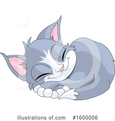 Royalty-Free (RF) Cat Clipart Illustration by Pushkin - Stock Sample #1600006