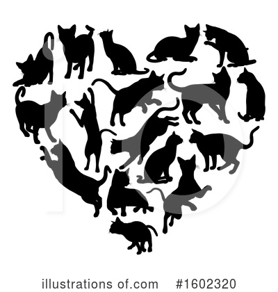 Royalty-Free (RF) Cat Clipart Illustration by AtStockIllustration - Stock Sample #1602320