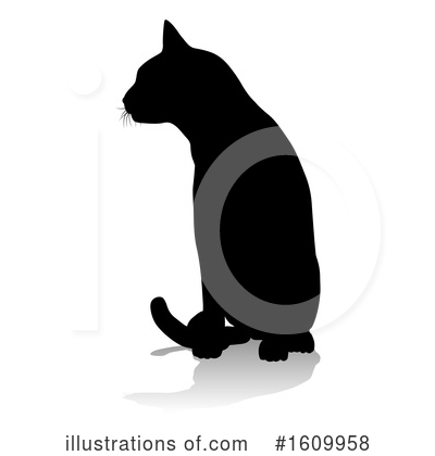 Royalty-Free (RF) Cat Clipart Illustration by AtStockIllustration - Stock Sample #1609958