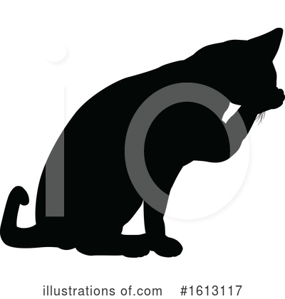 Royalty-Free (RF) Cat Clipart Illustration by AtStockIllustration - Stock Sample #1613117