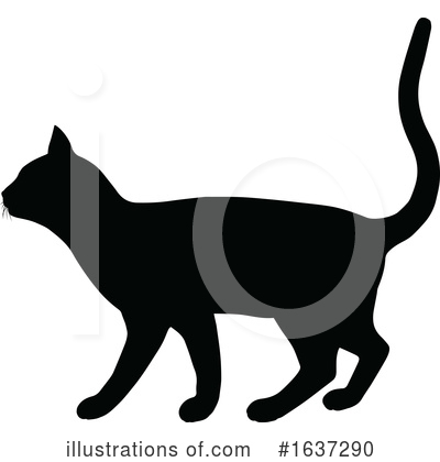 Royalty-Free (RF) Cat Clipart Illustration by AtStockIllustration - Stock Sample #1637290