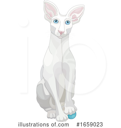 Royalty-Free (RF) Cat Clipart Illustration by Pushkin - Stock Sample #1659023