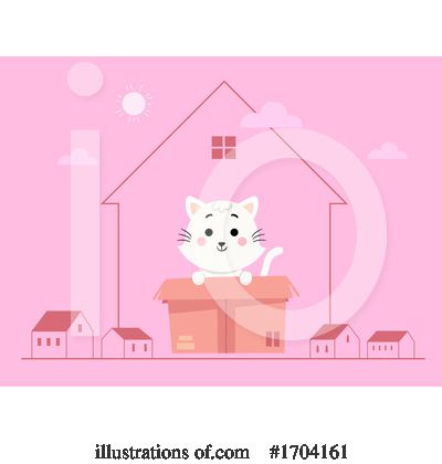 Royalty-Free (RF) Cat Clipart Illustration by BNP Design Studio - Stock Sample #1704161