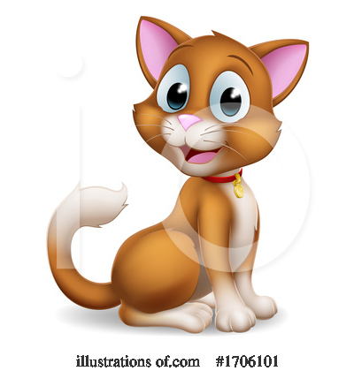 Royalty-Free (RF) Cat Clipart Illustration by AtStockIllustration - Stock Sample #1706101