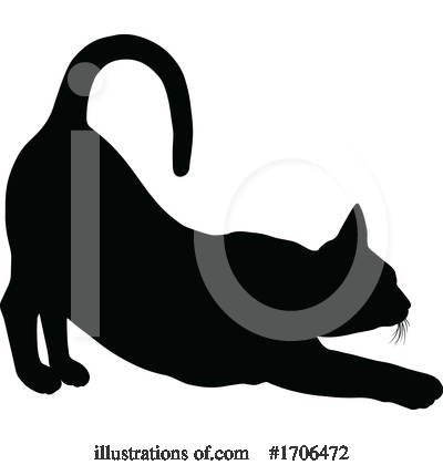 Royalty-Free (RF) Cat Clipart Illustration by AtStockIllustration - Stock Sample #1706472