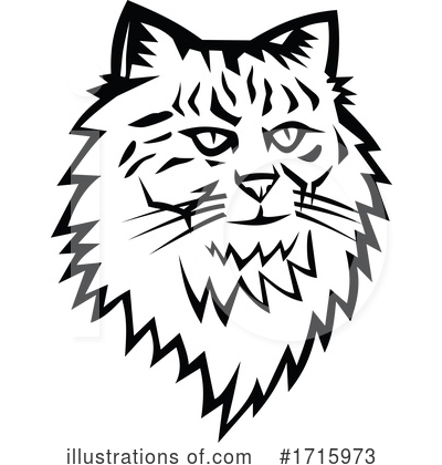 Royalty-Free (RF) Cat Clipart Illustration by patrimonio - Stock Sample #1715973