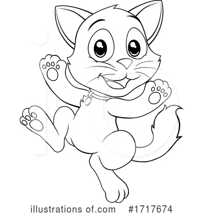 Royalty-Free (RF) Cat Clipart Illustration by AtStockIllustration - Stock Sample #1717674