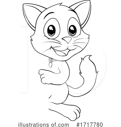 Royalty-Free (RF) Cat Clipart Illustration by AtStockIllustration - Stock Sample #1717780