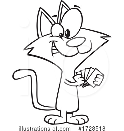 Royalty-Free (RF) Cat Clipart Illustration by toonaday - Stock Sample #1728518