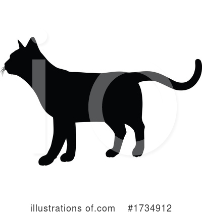 Royalty-Free (RF) Cat Clipart Illustration by AtStockIllustration - Stock Sample #1734912
