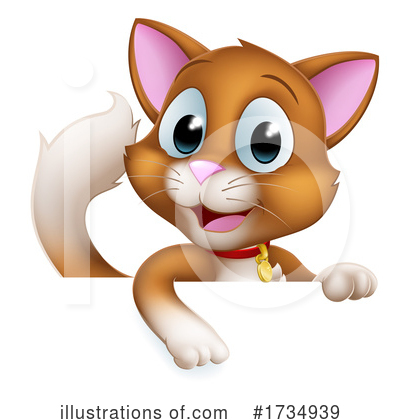 Royalty-Free (RF) Cat Clipart Illustration by AtStockIllustration - Stock Sample #1734939