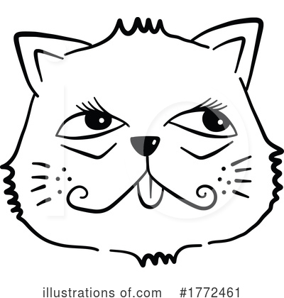 Royalty-Free (RF) Cat Clipart Illustration by Prawny - Stock Sample #1772461