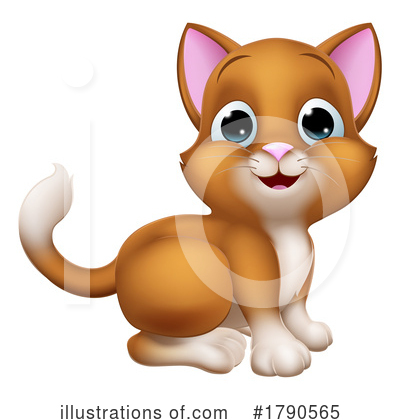 Royalty-Free (RF) Cat Clipart Illustration by AtStockIllustration - Stock Sample #1790565