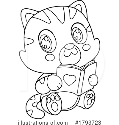 Royalty-Free (RF) Cat Clipart Illustration by Hit Toon - Stock Sample #1793723